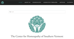 Desktop Screenshot of centerforhomeopathy.com